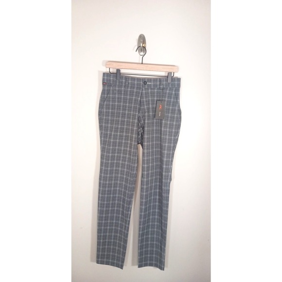KJUS Men's Golf Athletic Stretch Pants Size 30/32 Ike Texture Tailored New